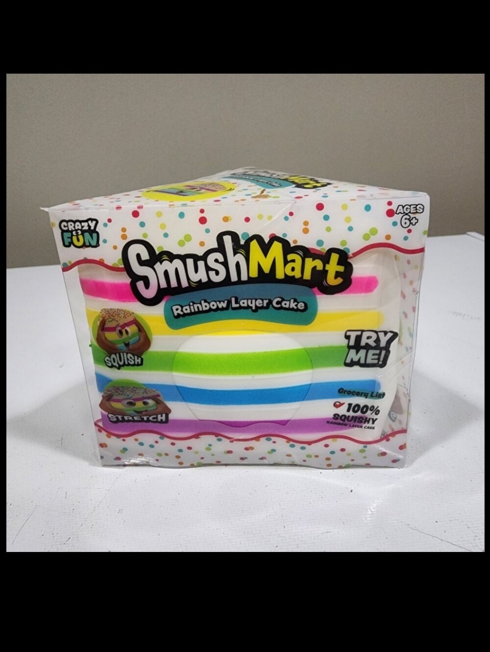 Smush Mart: Rainbow Layer Cake Squishy - Multicolor